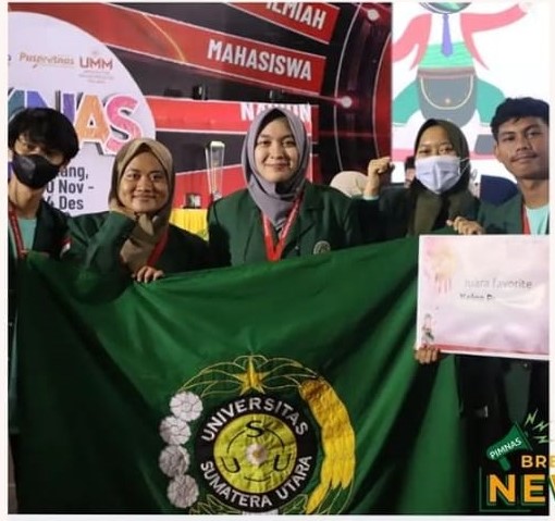 PKM FMIPA Team Received Favorite Presentation Award at PIMNAS 35 at UMM Malang